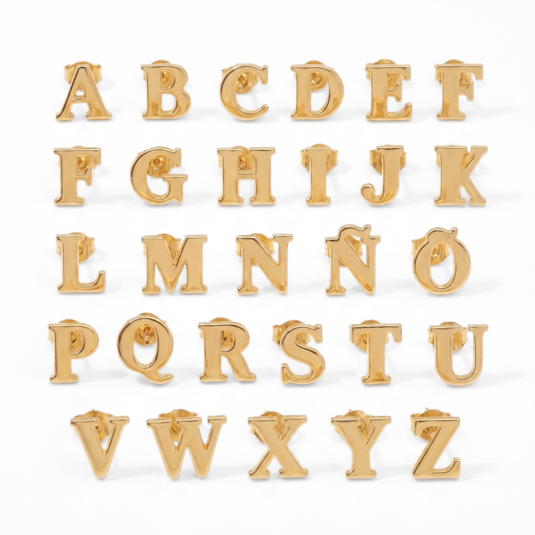 Aretes Personalizados - Oro 18K