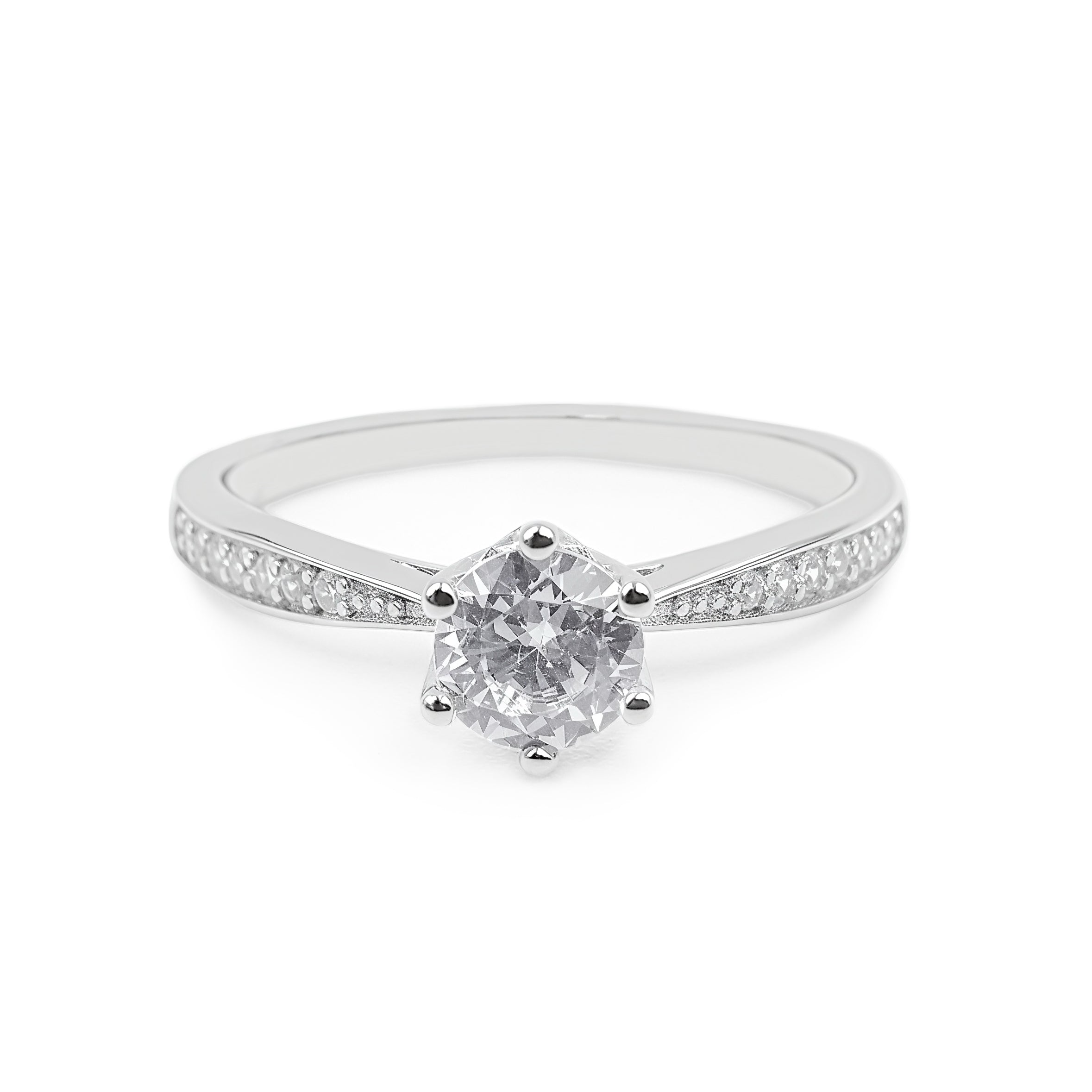 Anillo de Compromiso Y1 - Plata 950