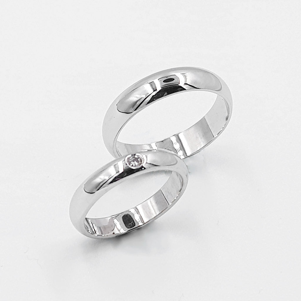 Aros de Promesa Nueva York - Plata 950