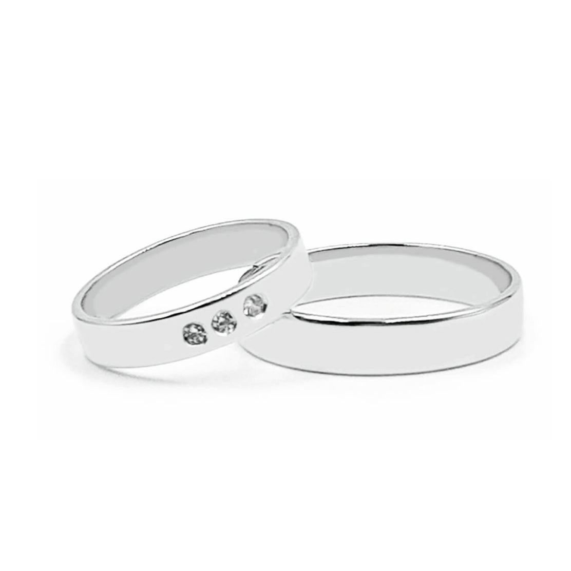 Aros de promesa Marcella - Plata 950