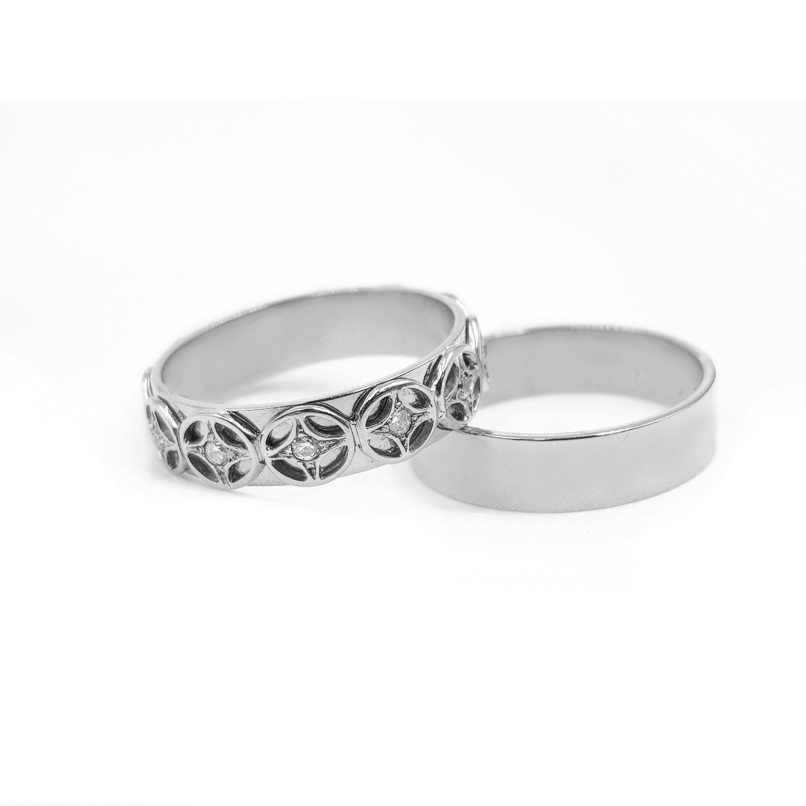 Aros de Promesa Lisboa - Plata 950