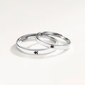 Aros de Promesa con Grabado Láser - Plata 950