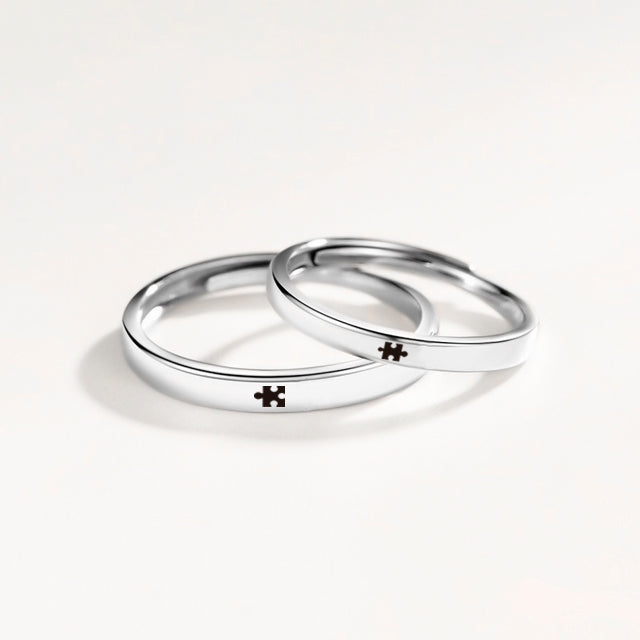 Aros de Promesa con Grabado Láser - Plata 950