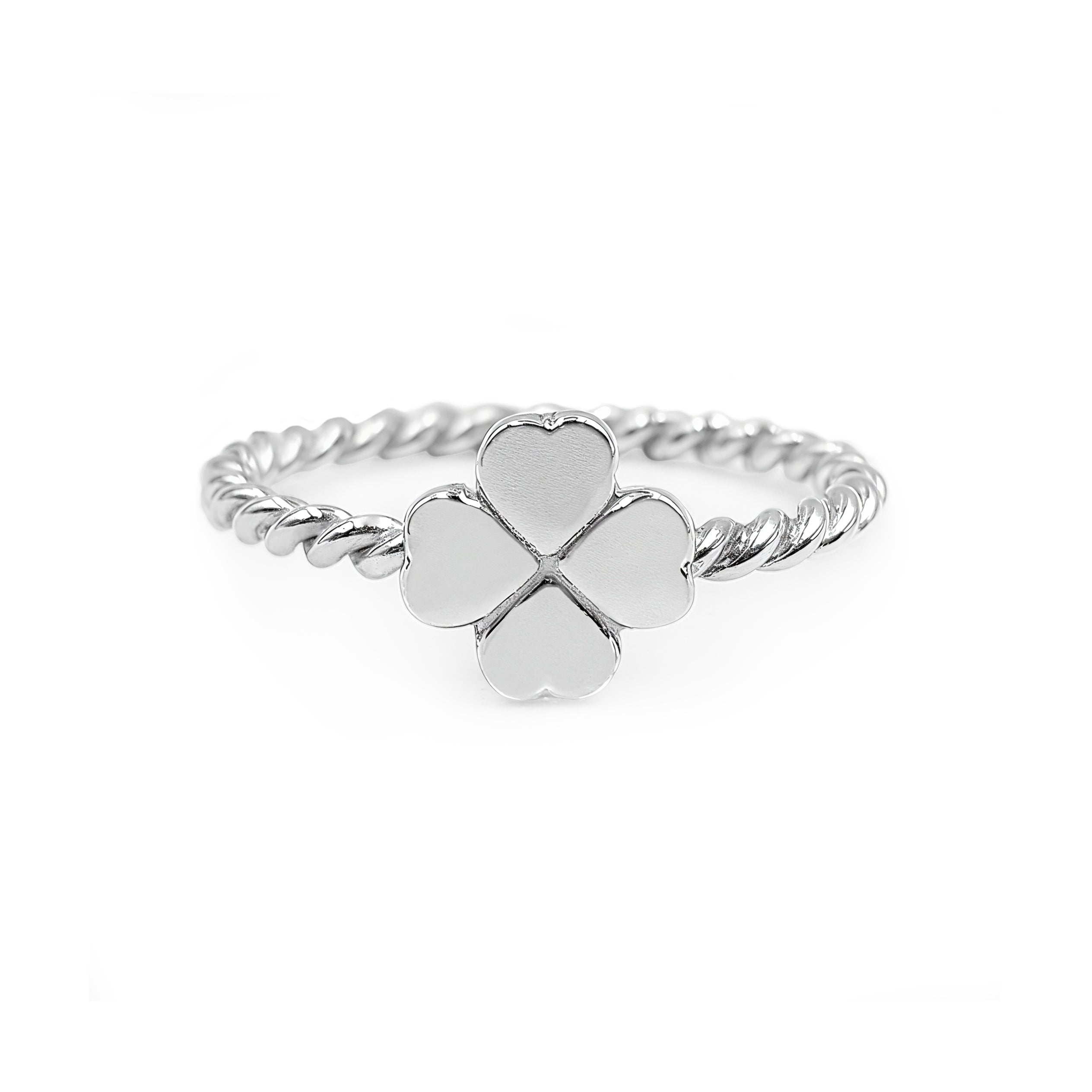 Anillo Trébol - Plata 950/925
