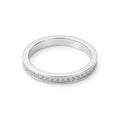 Anillo Cintillo Riviere  Completo -Plata 950