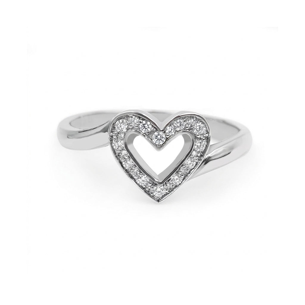 Anillo Corazón-Plata 950