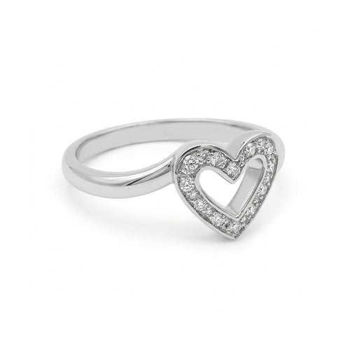 Anillo Corazón Envolvente - Plata 950