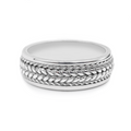 Anillo Trenzado-Plata 950
