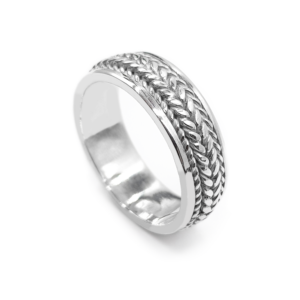 Anillo Trenzado-Plata 950
