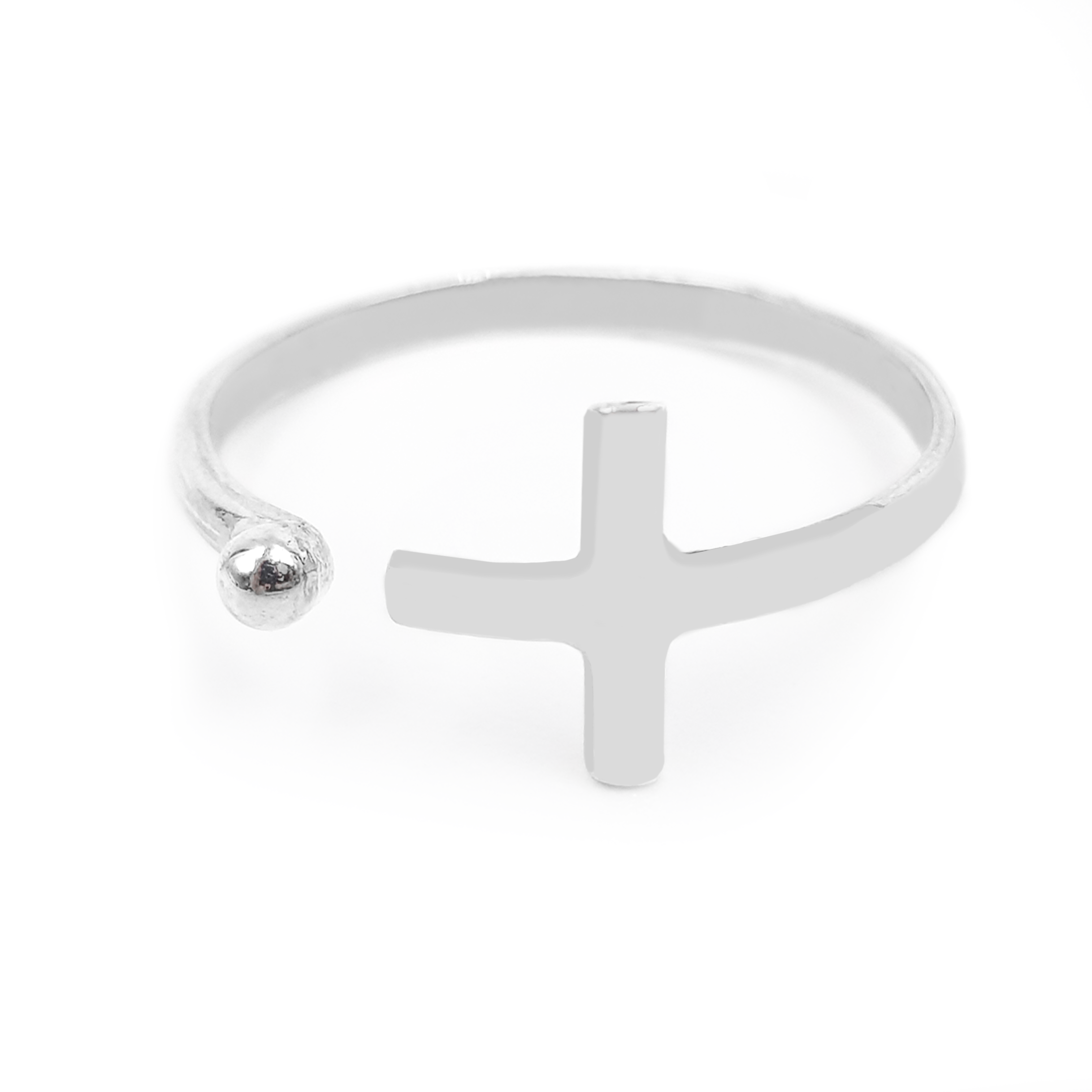 Anillo Tiny Cruz II - Plata 950