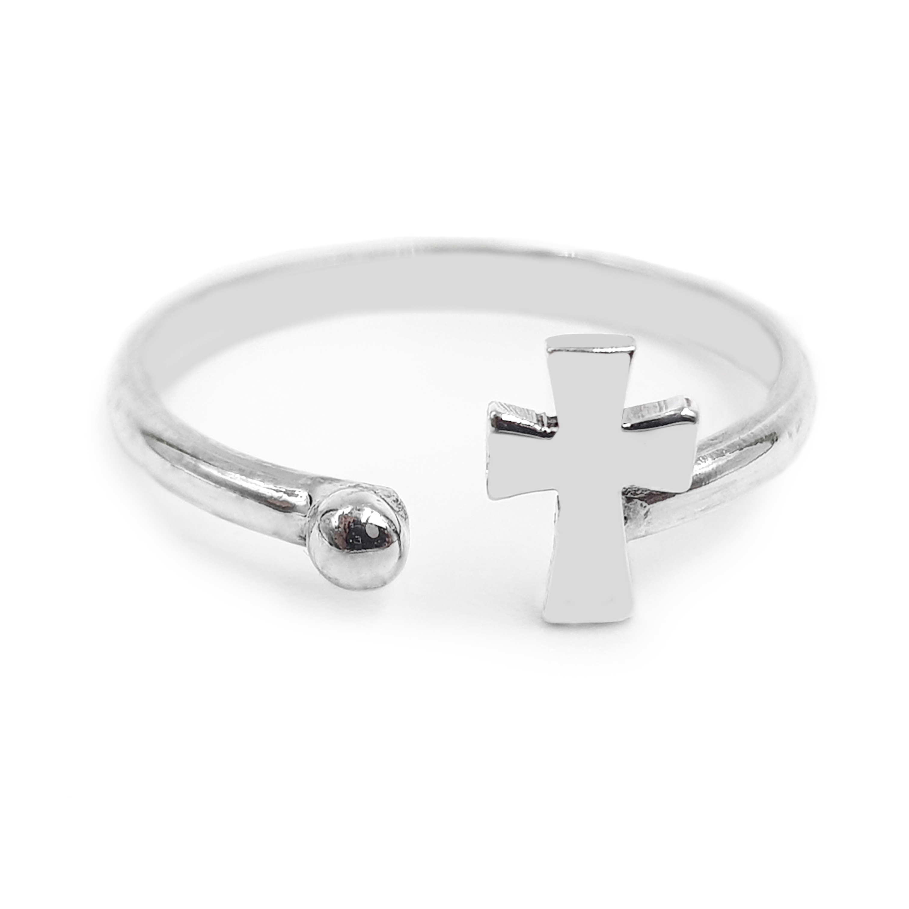Anillo Tiny Cruz-Plata 950