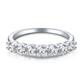 Anillo Medio Riviere Shiny - Plata 950