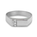 Anillo Chevalier Slim - Plata 950/925