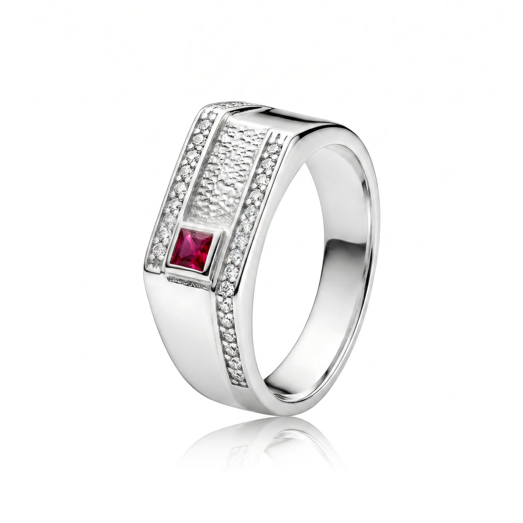 Anillo Chevalier Scarlet - Plata 950