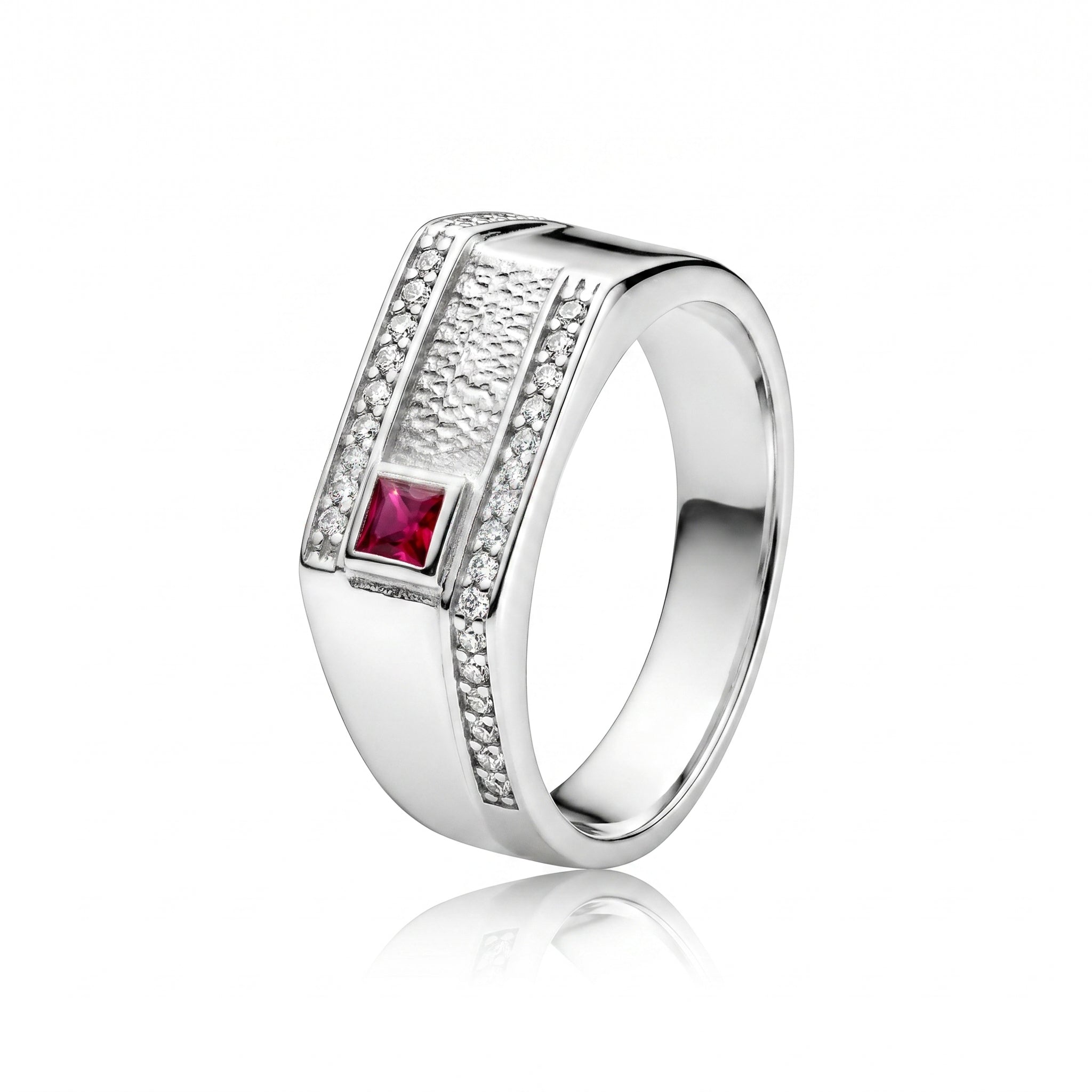 Anillo Chevalier Scarlet - Plata 950