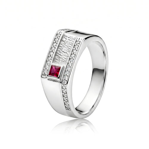Anillo Chevalier Scarlet - Plata 950