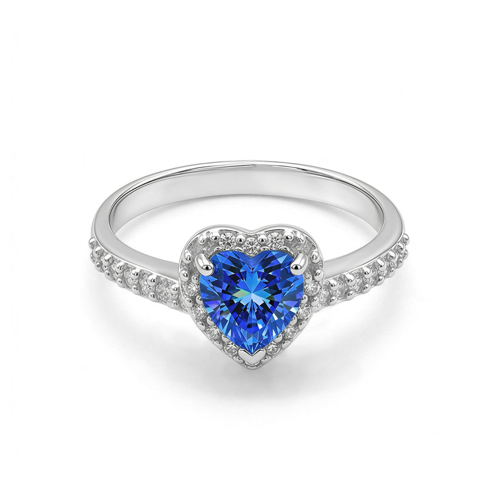 Anillo Blue Romance - Plata 925/950