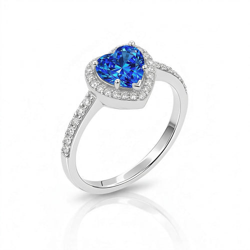 Anillo Blue Romance - Plata 925/950