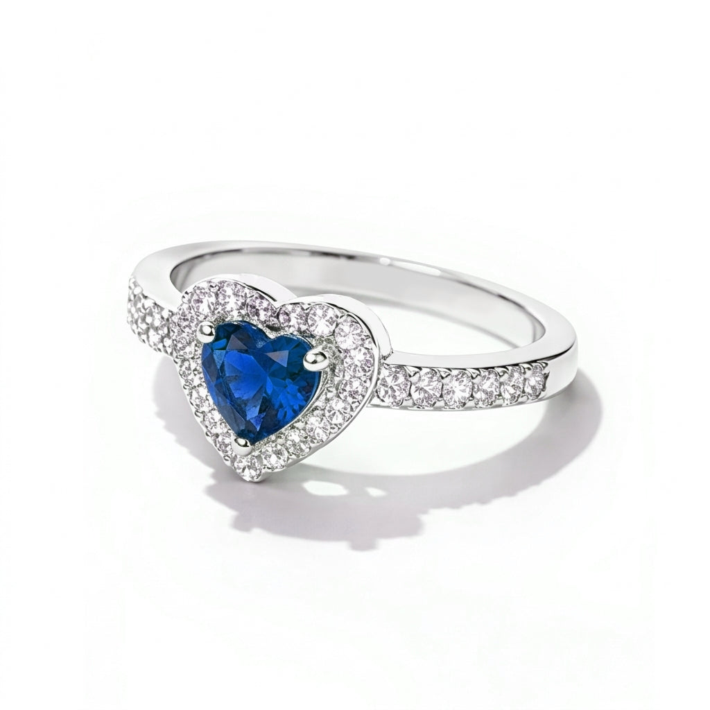 Anillo Blue Romance - Plata 925/950