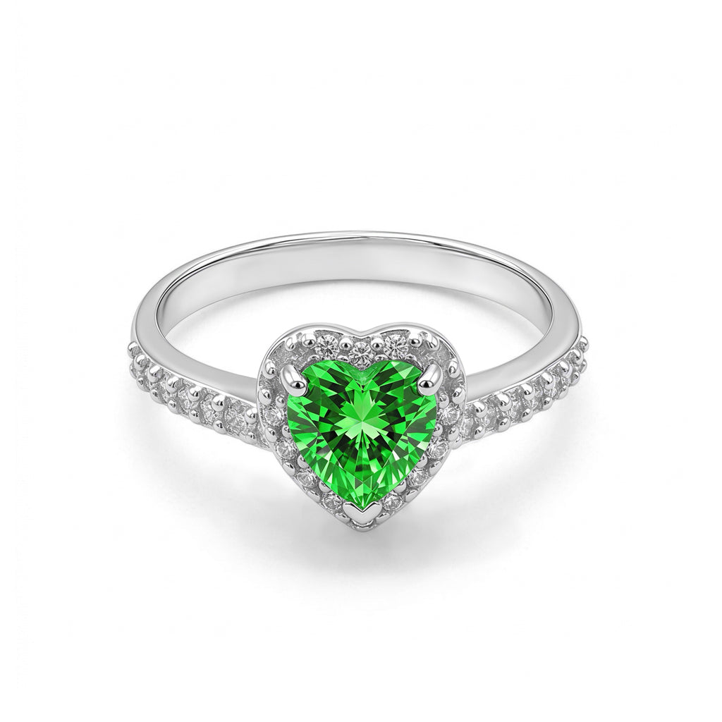 Anillo Emerald Love - Plata 950/925