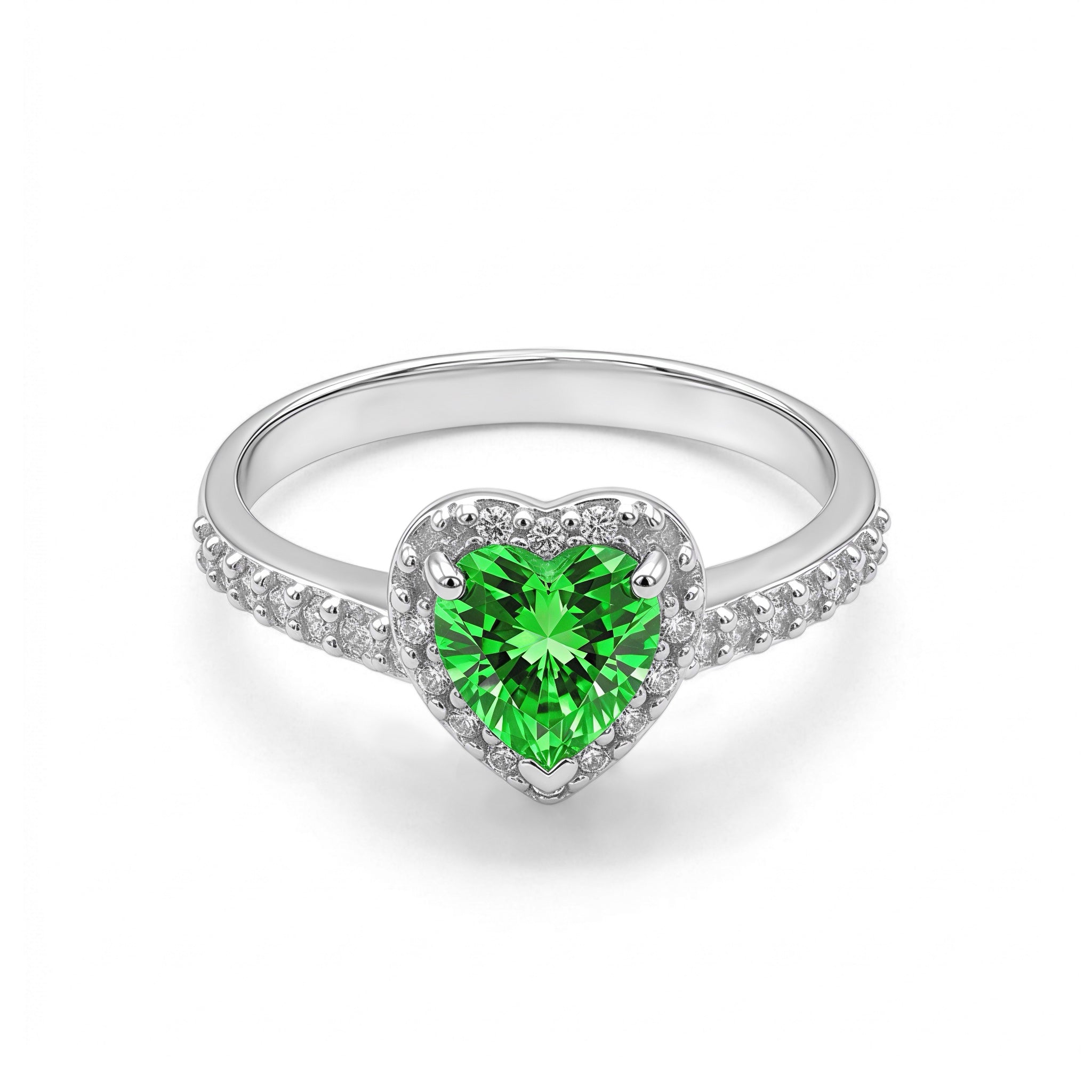 Anillo Emerald Love - Plata 950