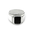 Anillo Ébano - Plata 950