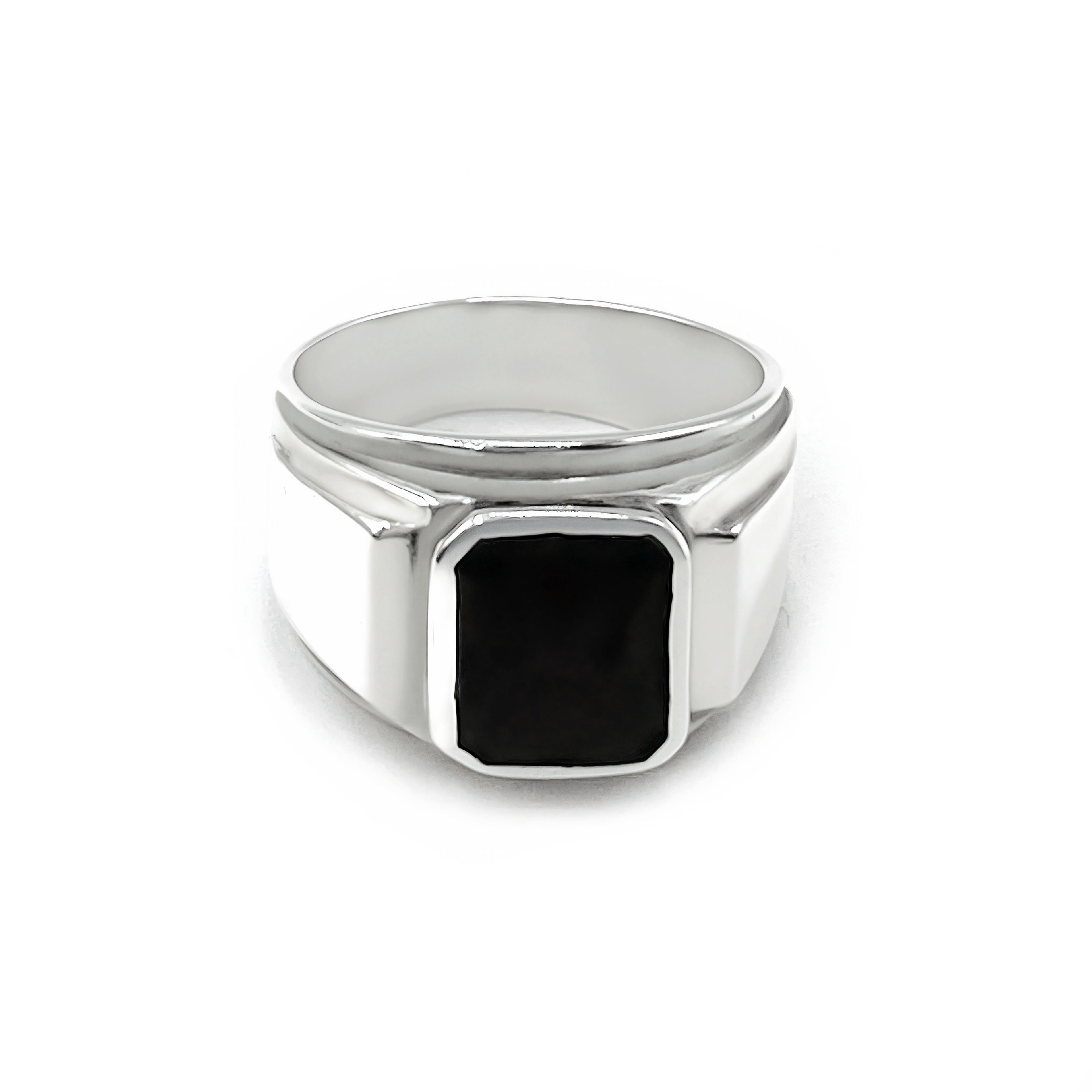 Anillo Ébano  Plata 950