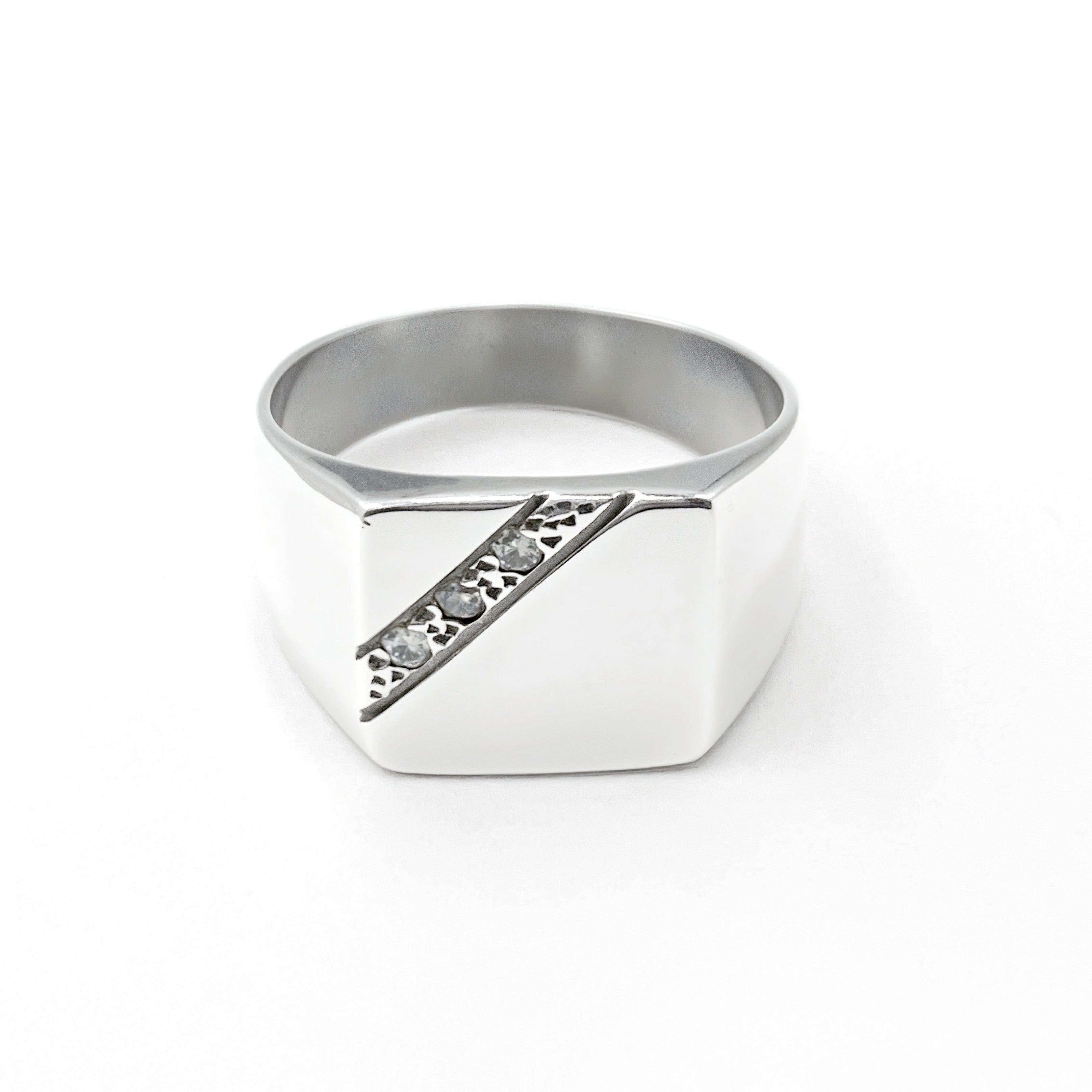 Anillo Vector -  Plata 950