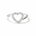 Anillo Cristal Love - Plata 950