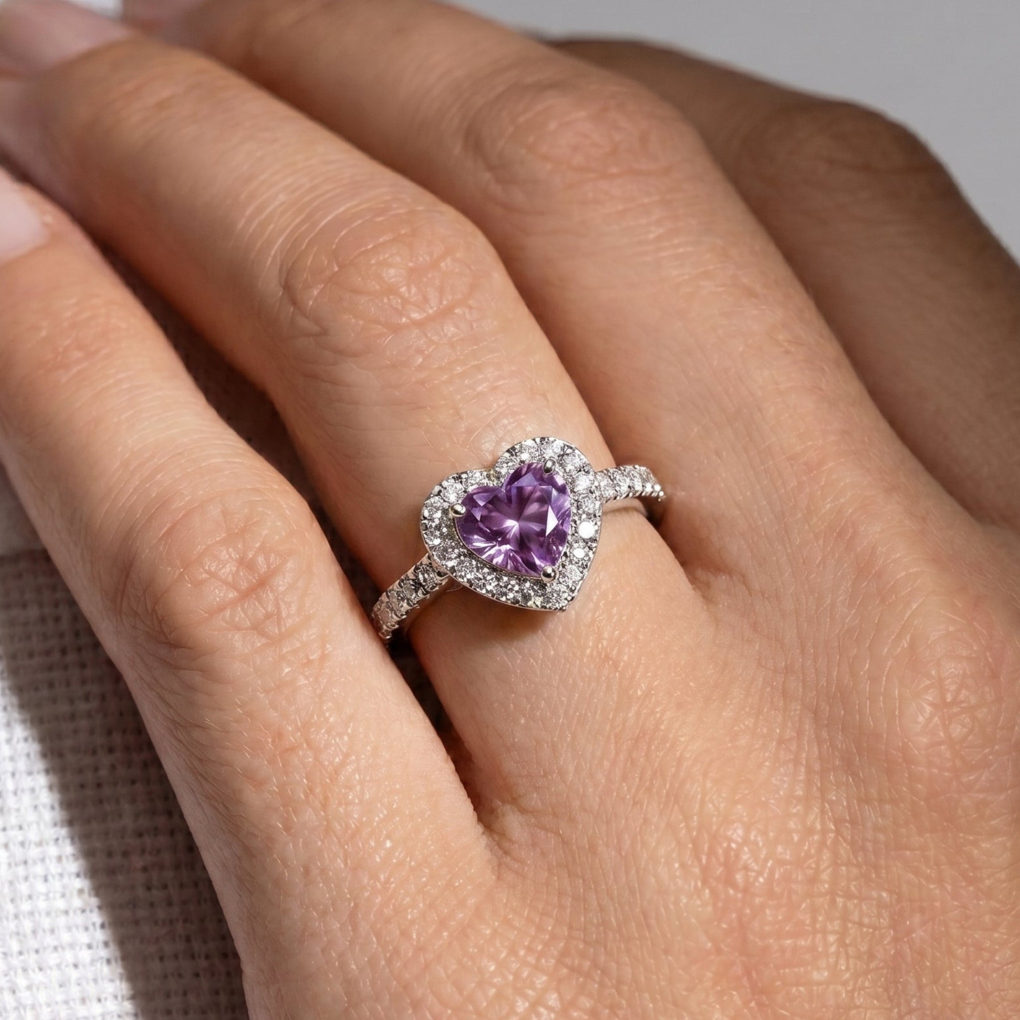Anillo Lila Love - Plata 925/950