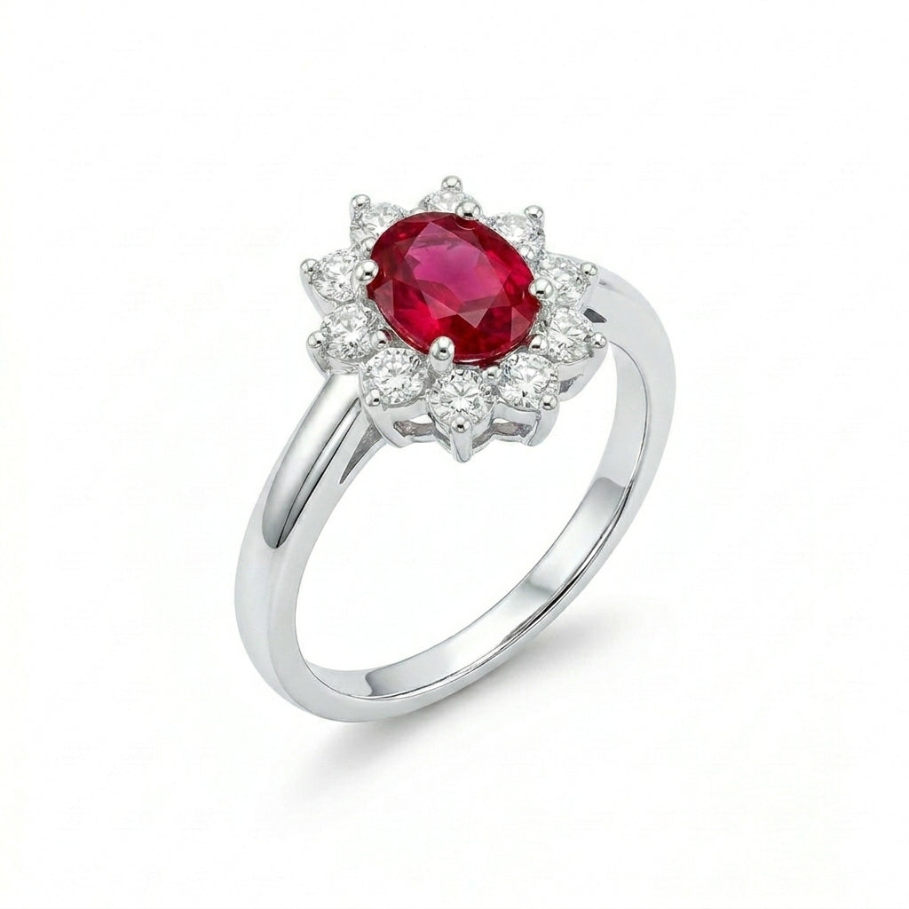 Anillo Nenúfar - Plata 925/950