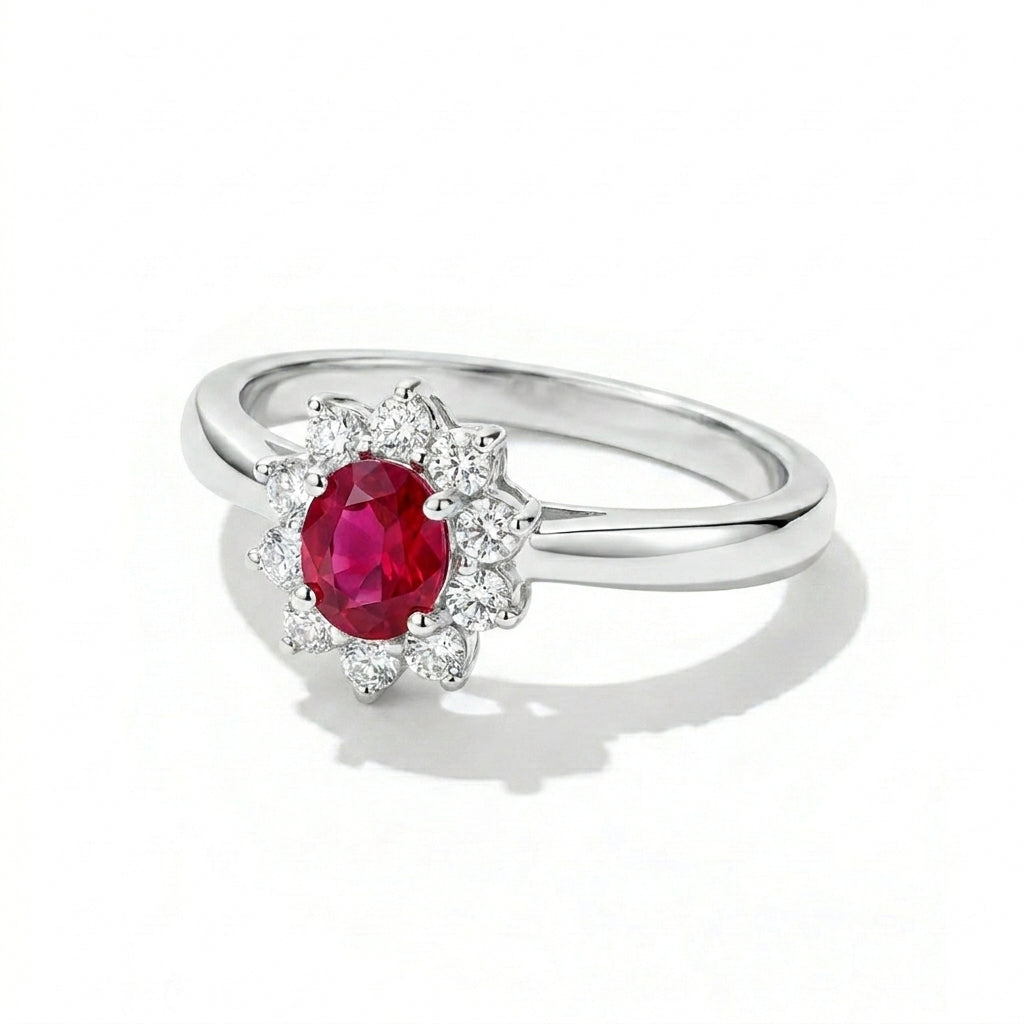 Anillo Nenúfar - Plata 925/950