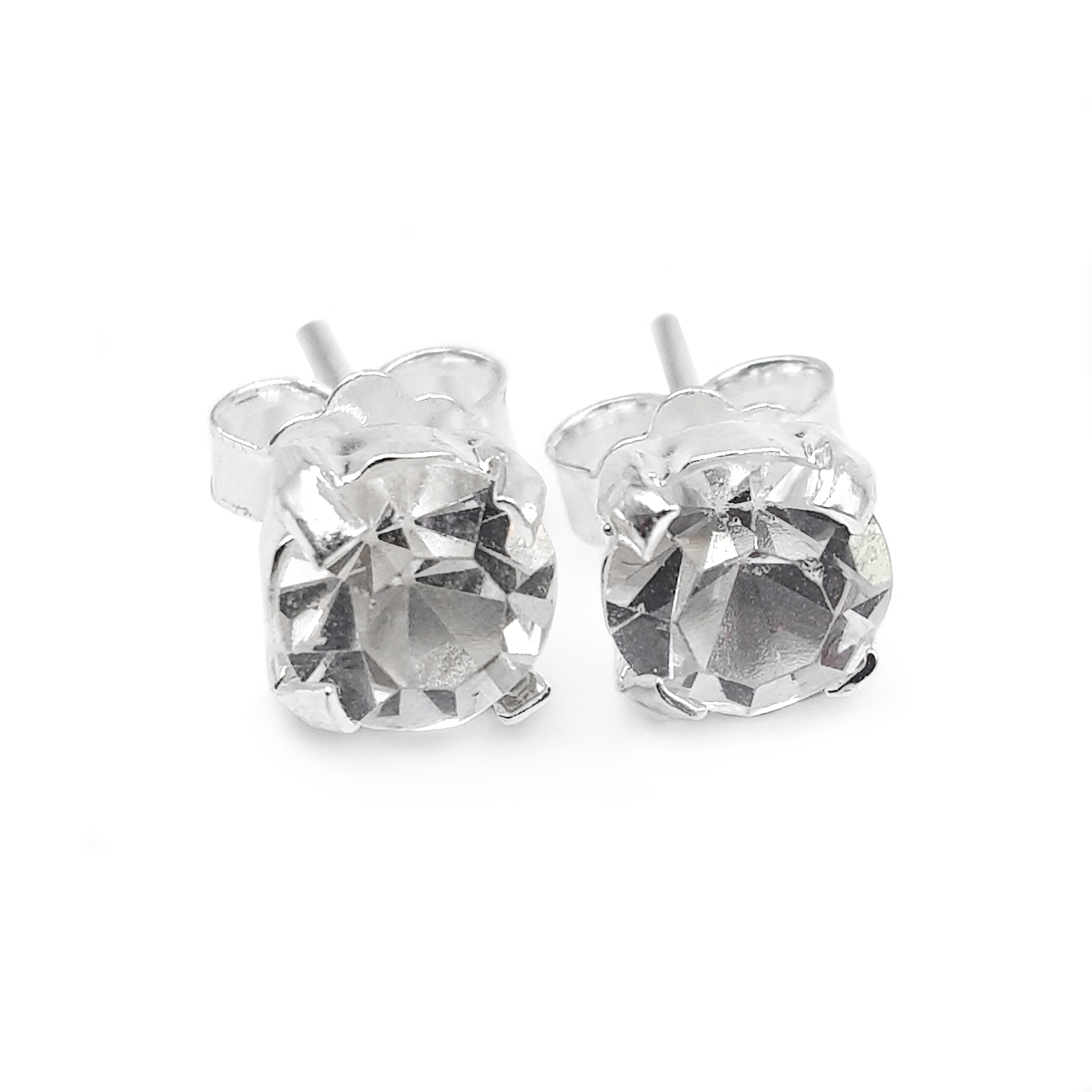 Aretes Cristal-Plata 950/925