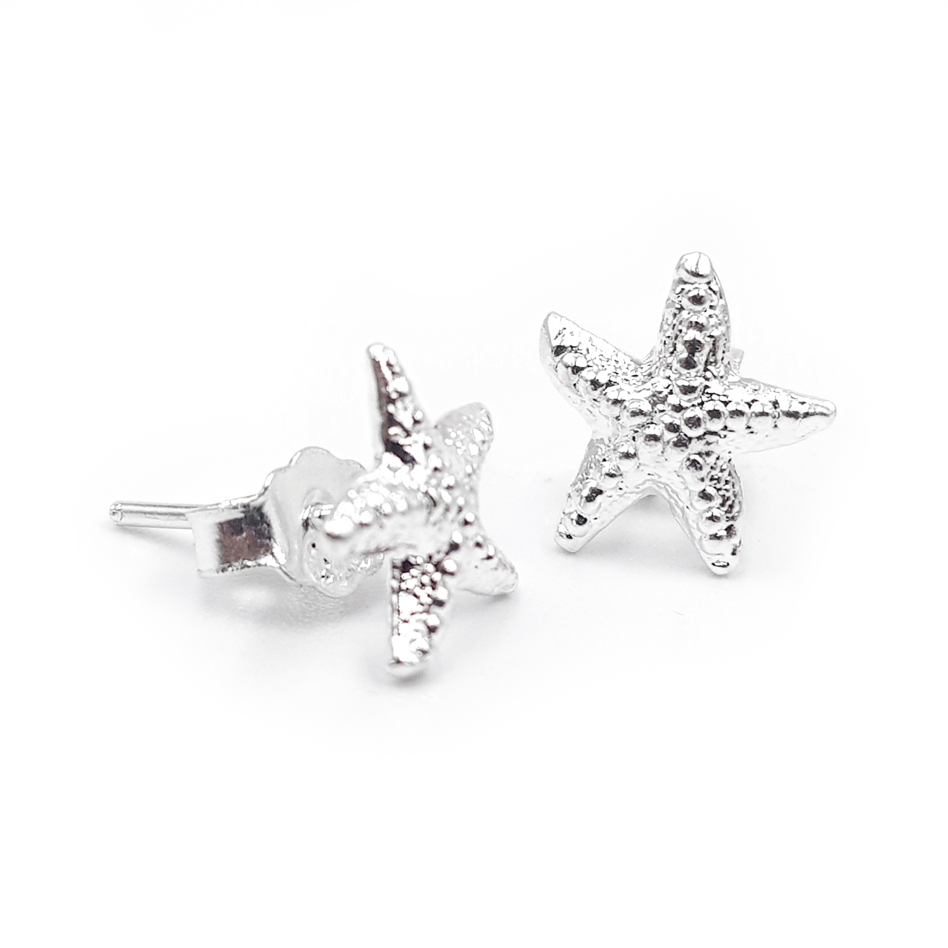 Aretes estrellas de Mar-Plata 950/925
