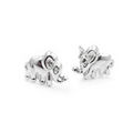 Aretes de Elefantes-Plata 950/925