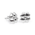 Aretes trebol-Plata 950/925