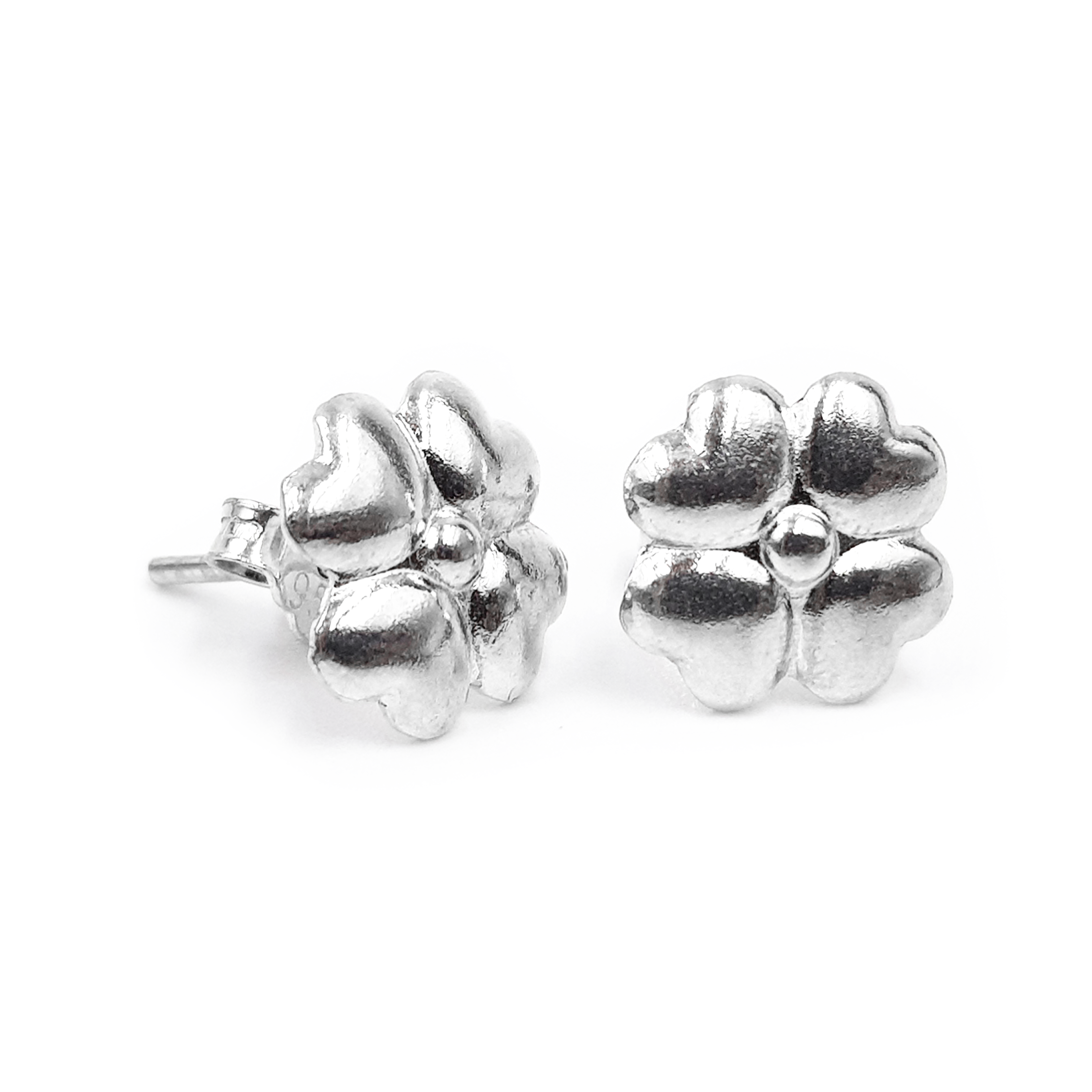 Aretes trebol-Plata 950/925