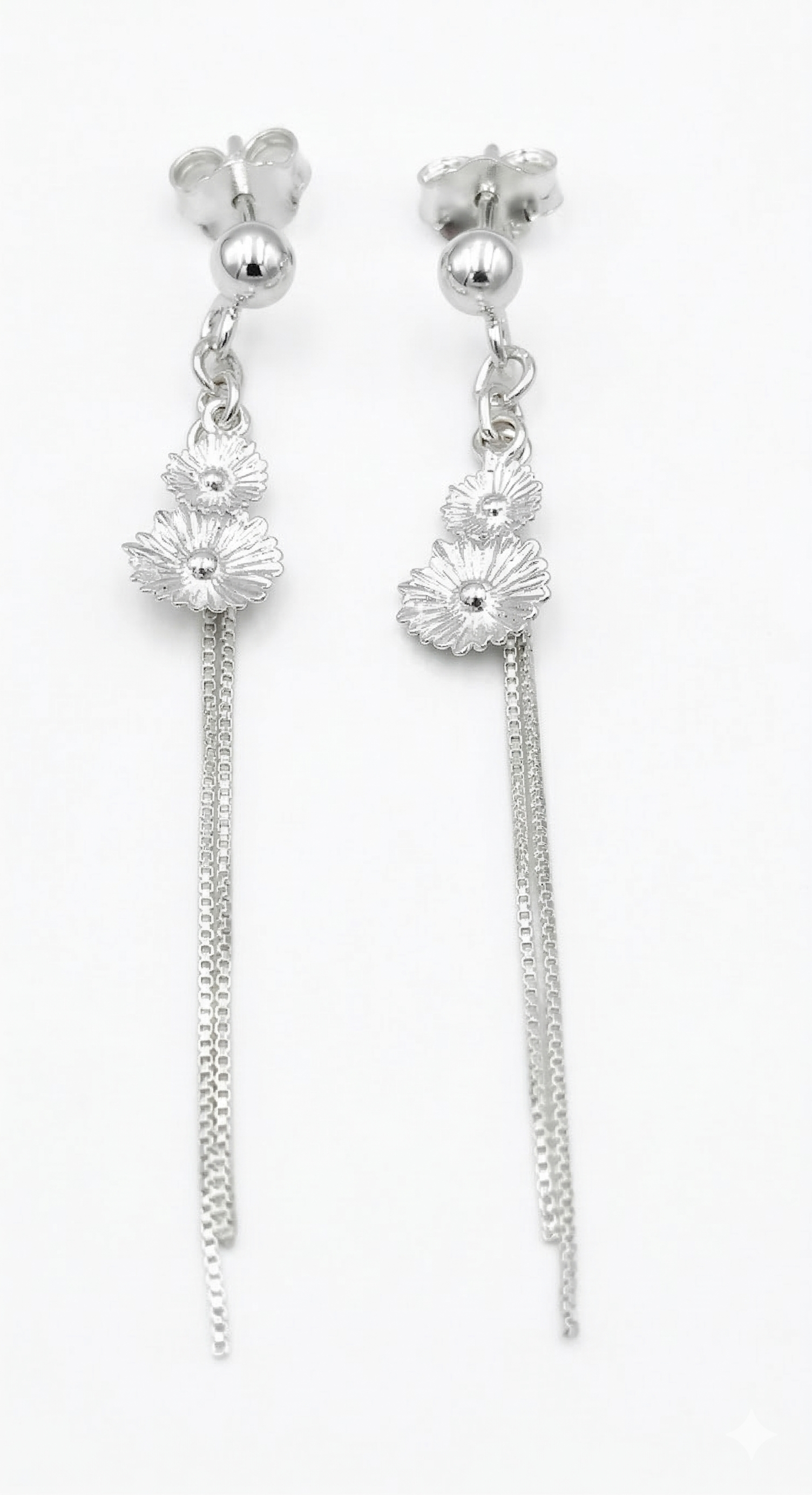 Aretes Margarita - Plata 925