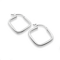 Argollas Cuadriculadas - Plata 950/925