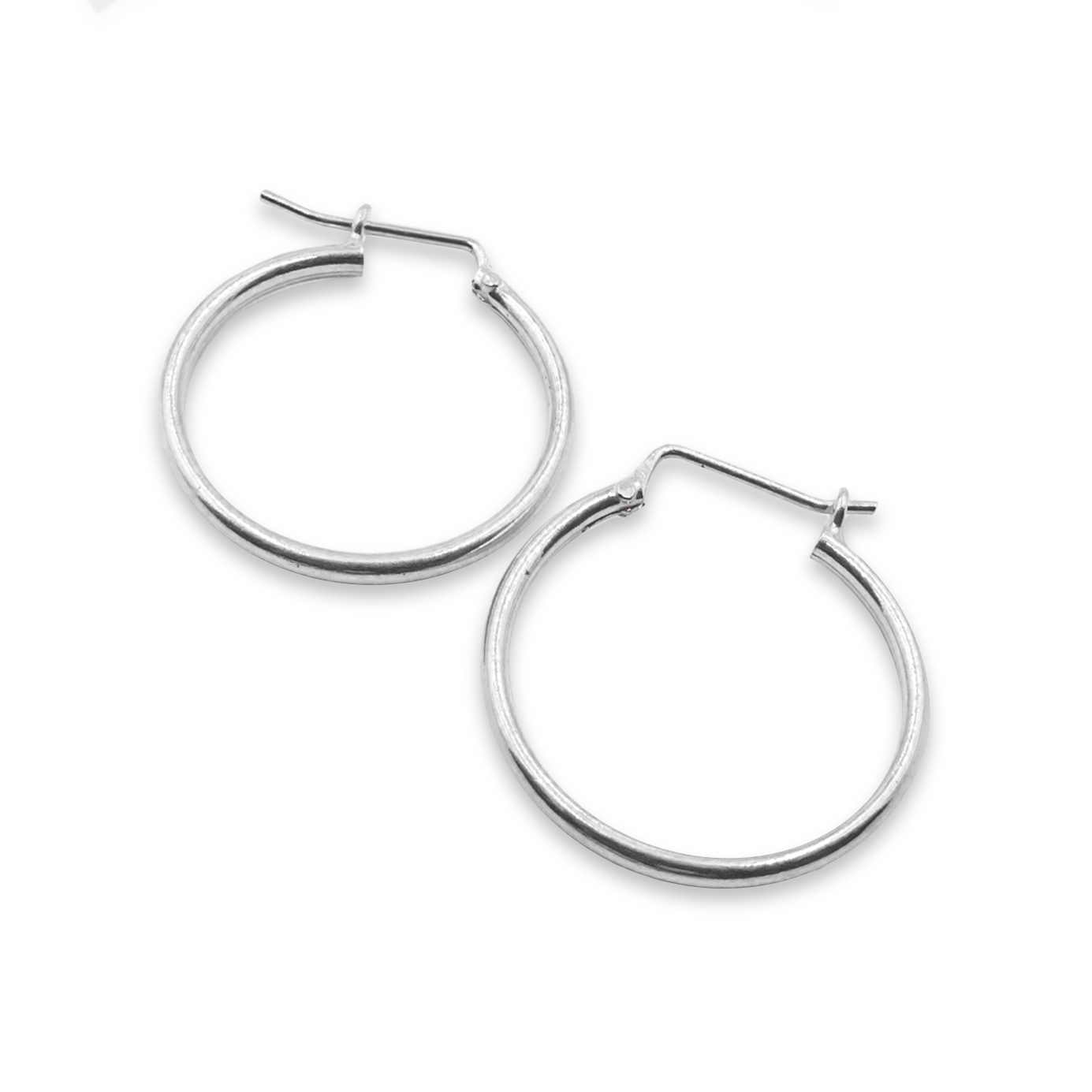 Argollas Tubulares Light - Plata 950/925