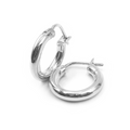 Argollas Tubulares Bold - Plata 950/925