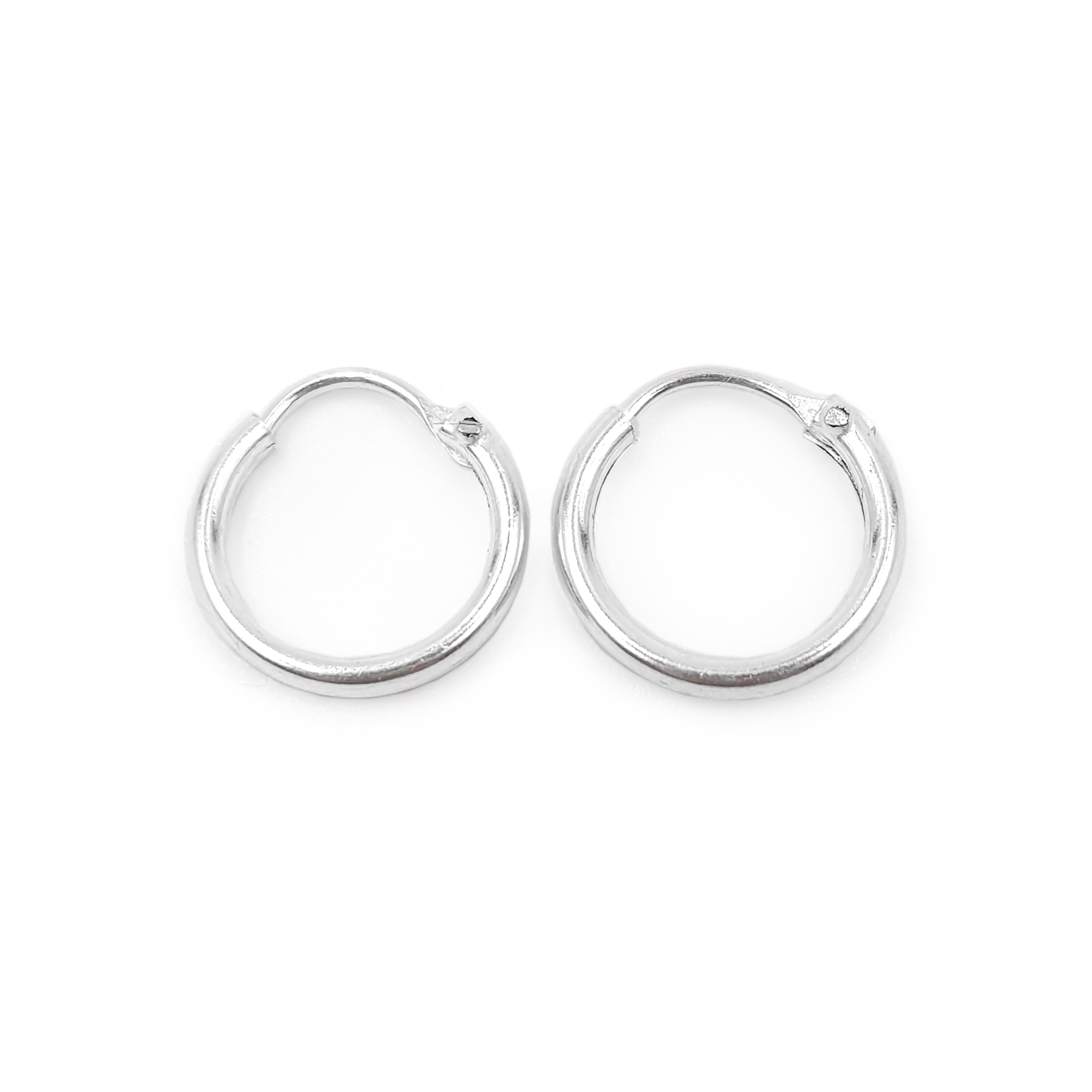 Argollas Tubulares Mini - Plata 950/925