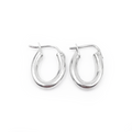 Argollas Tubulares Bold - Plata 950/925