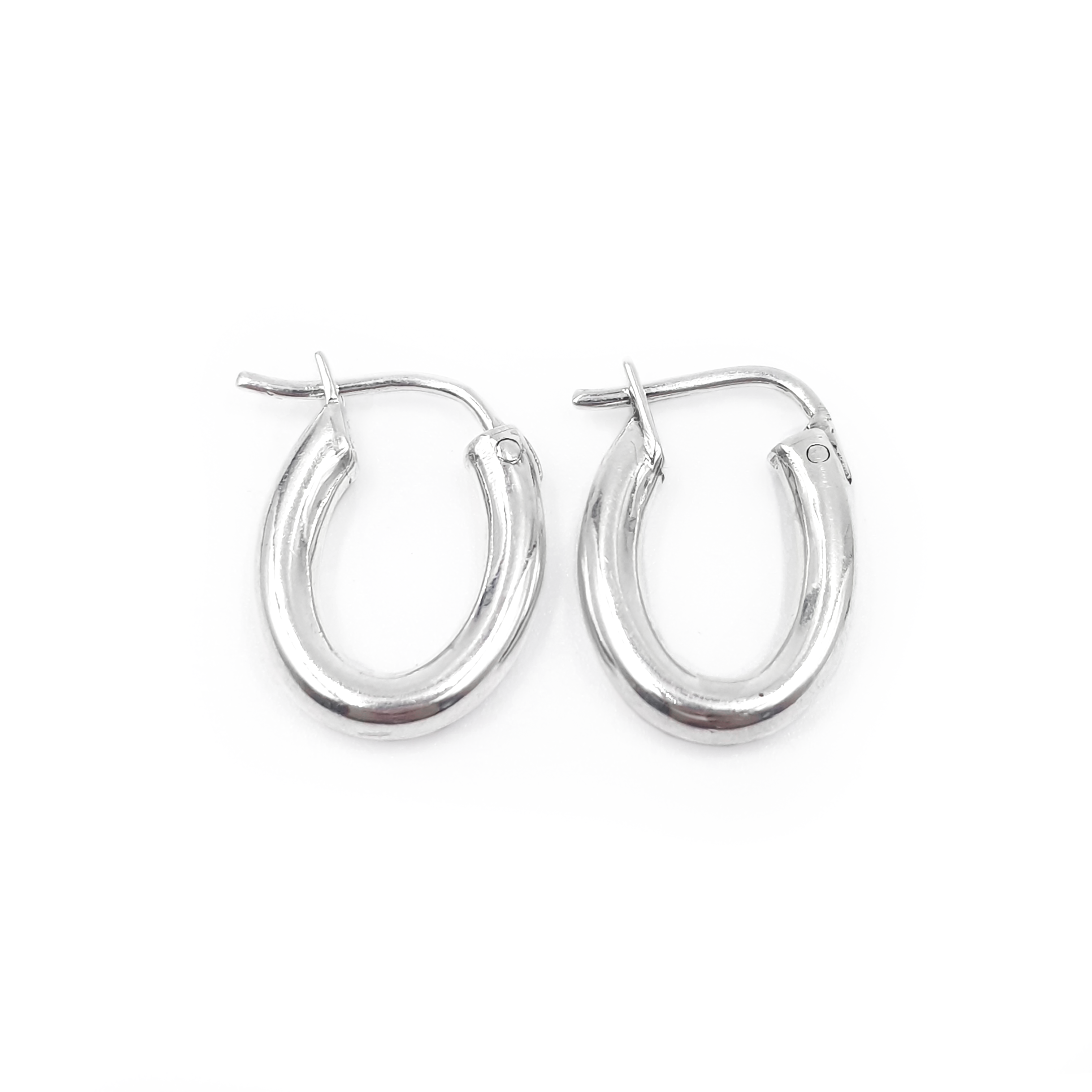 Argollas Tubulares Bold - Plata 950/925