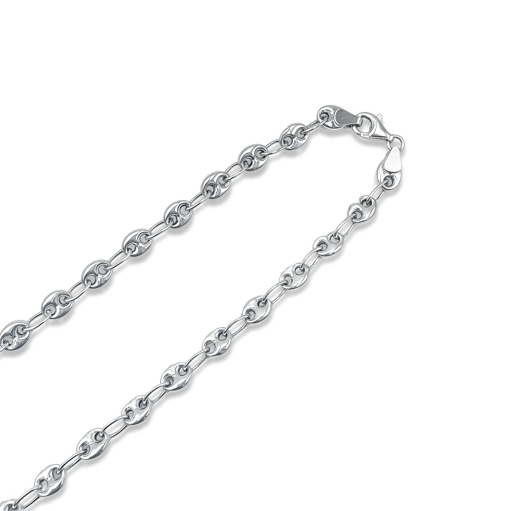 Cadena Enlace Infinito - Plata 950/925