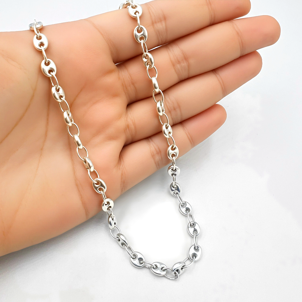 Cadena Enlace Infinito - Plata 950/925