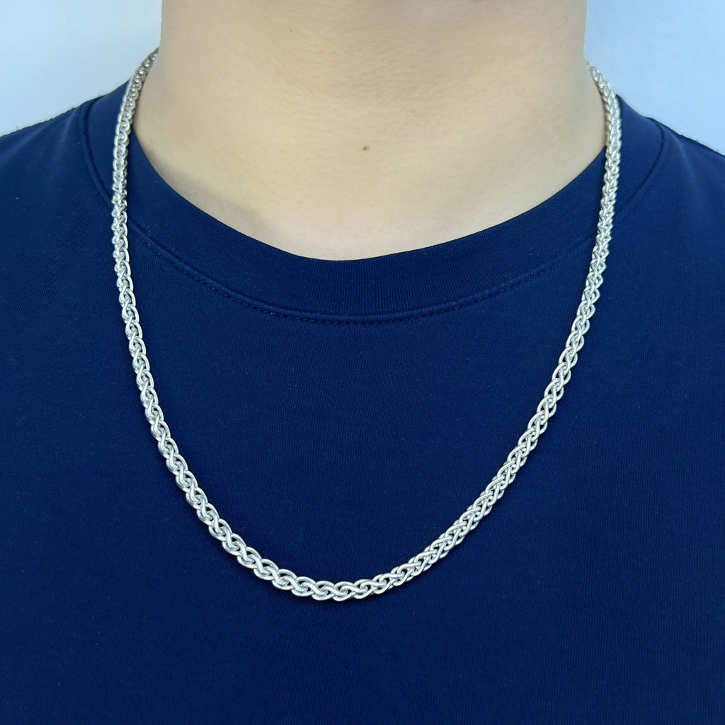 Cadena Trenza - Plata 925/950