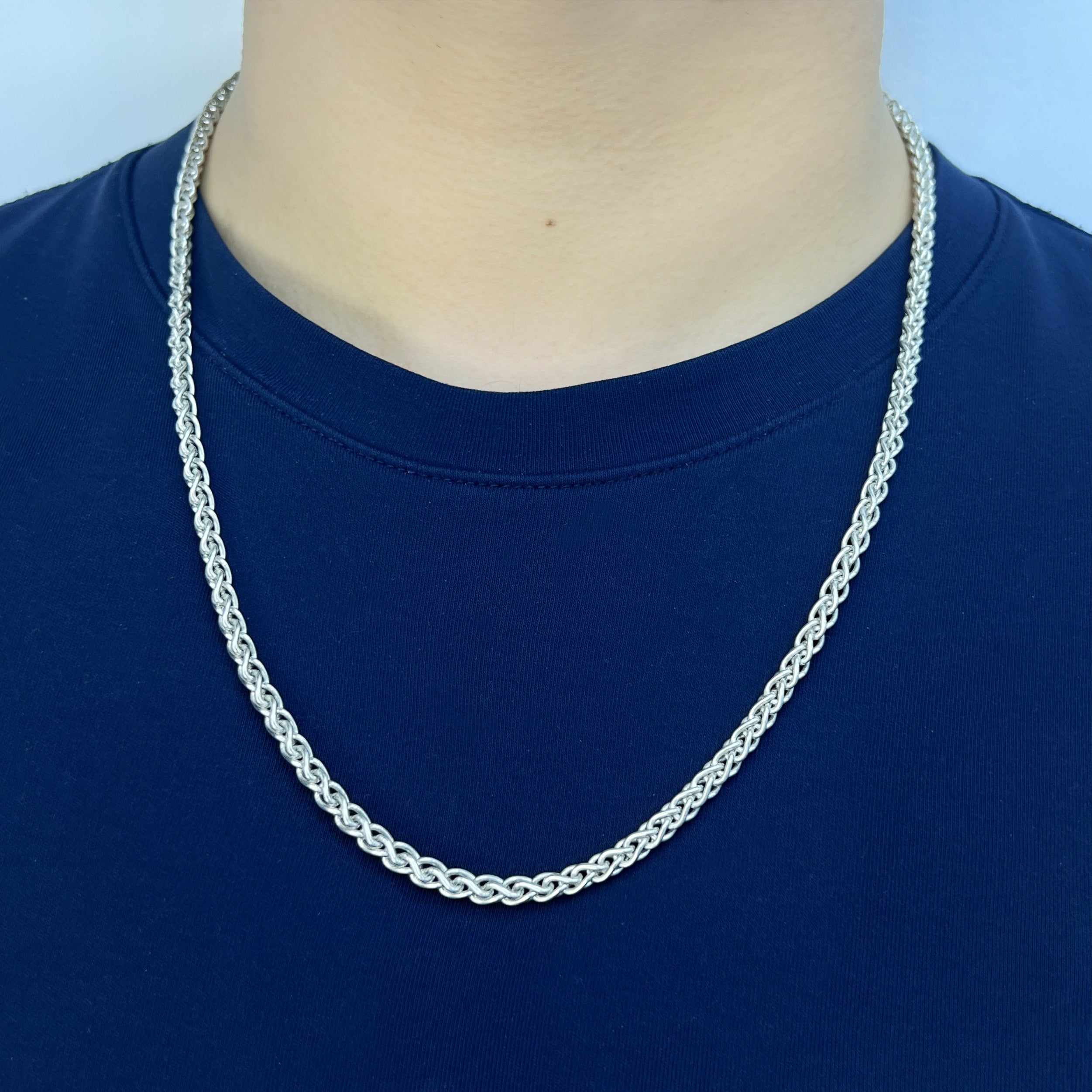 Cadena Trenza - Plata 925/950