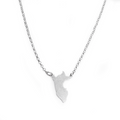 Collar Mapa de Perú-Plata 950