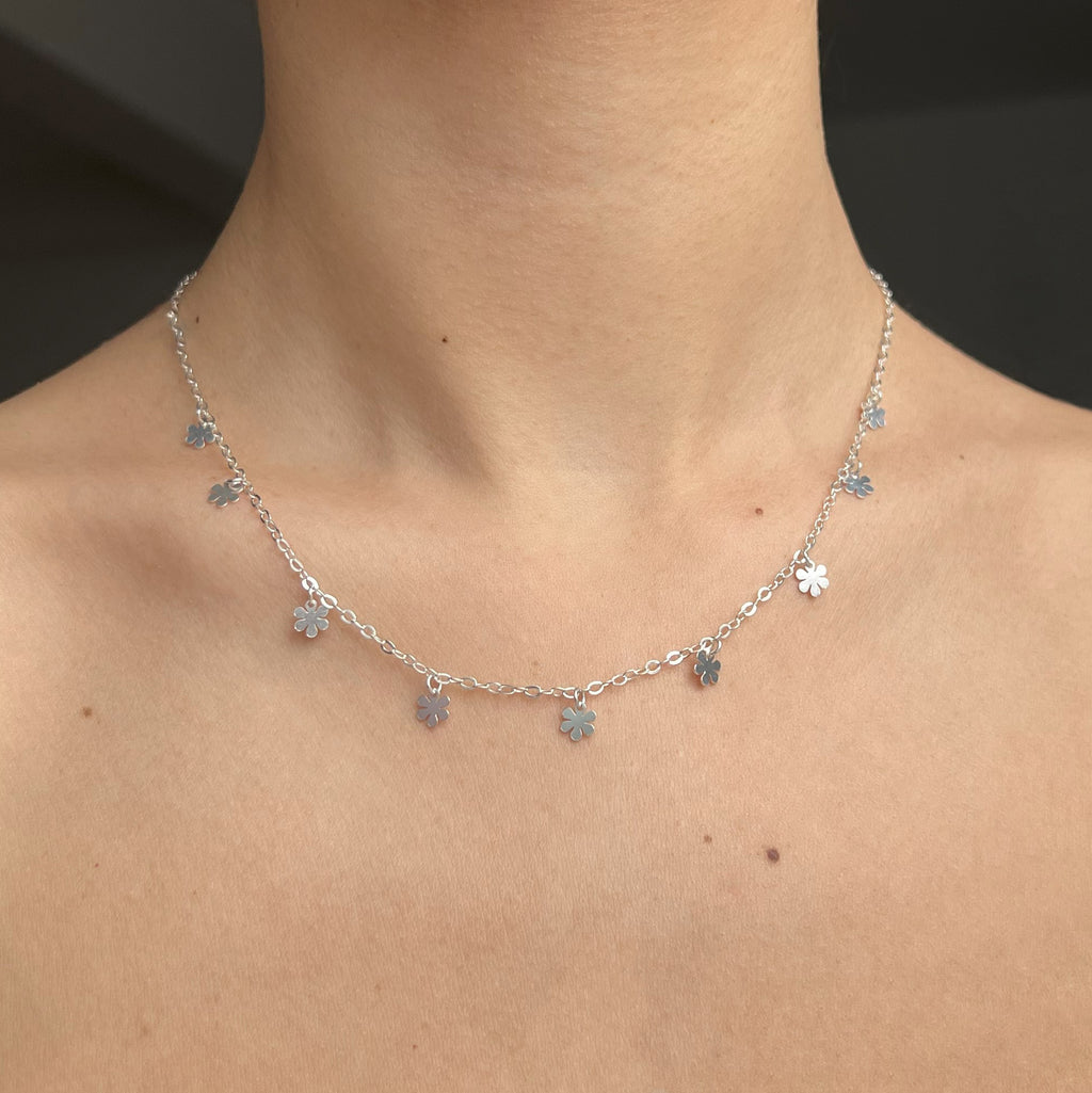 Collar Flowers - Plata 950/925